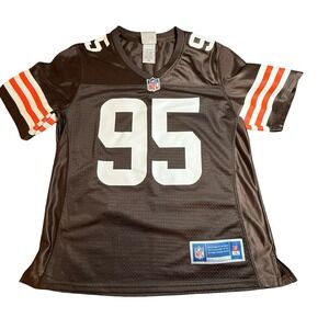 NFL Pro Line Cleveland Browns Myles Garrett 95 Jersey Mens Medium Brown Football